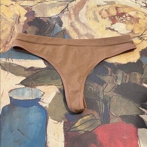 Ribbed Thong